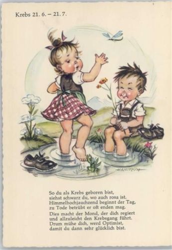 Krebs - Kinder - sign Hanitzsch Nr. 637 -