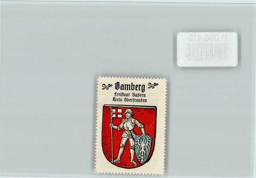 Bamberg Vignette Wappen Kaffee Hag ca 1920-1940