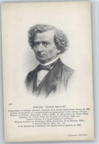 Louis Hector Berlioz Nr. 480 ND Phot - ca 1905 AK