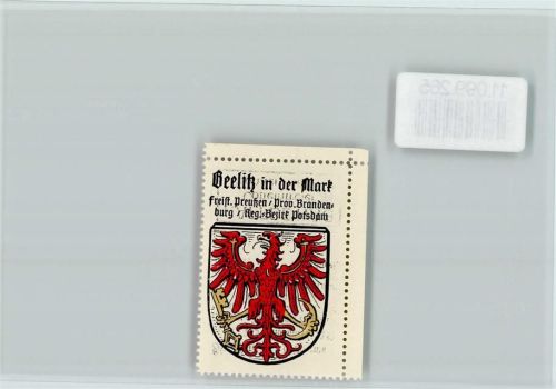 Beelitz Vignette Wappen Kaffee Hag ca 1920-1940