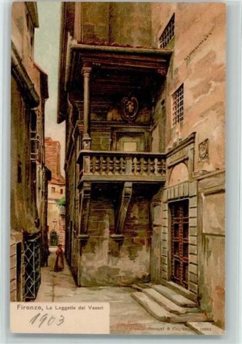 Firenze La loggetta del Vasari