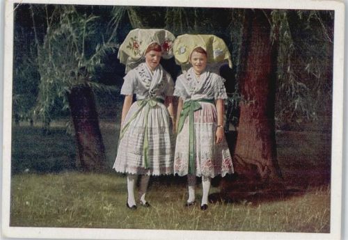 1953 Zwei Frauen - Spreewald Nr. 3 AK