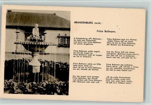 Brandenburg Fritz Bollmann Brunnen
