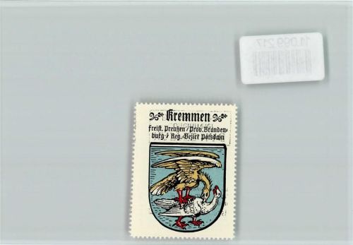 Kremmen Vignette Wappen Kaffee Hag ca 1920-1940