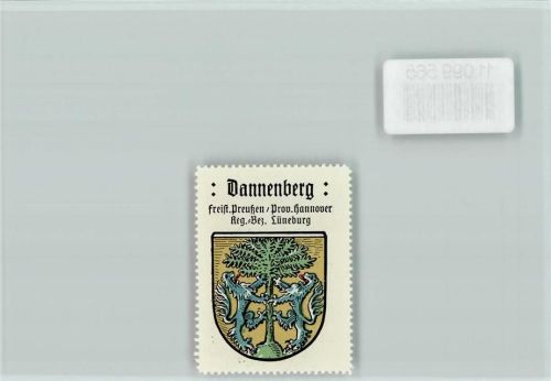 Dannenberg Vignette Wappen Kaffee Hag ca 1920-1940