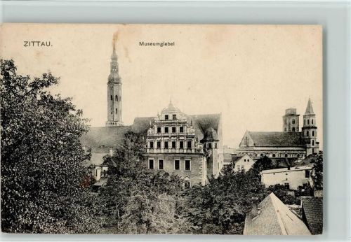 Zittau Museumgiebel Feldpoststempel