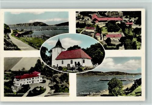 Strandparti Gullbringa Halta kyrka Pensionat Badbryggan