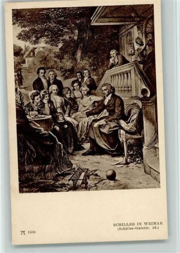 Ackermann Serie 127 Schiller Galerie - Schiller in Weimar