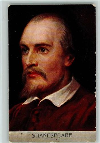 Porträt Verlag Max Sinz Nr. 12 AK Shakespeare 1900