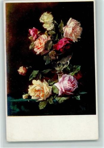 Serie 2385 Rosen im Weinglas