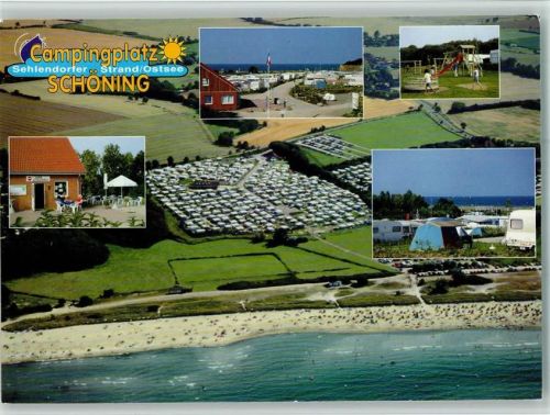 Blekendorf Campingplatz Schöning Sehlendorfer Strand Wohnwägen Zelte Kinderspielplatz Mehrfachaufnahme