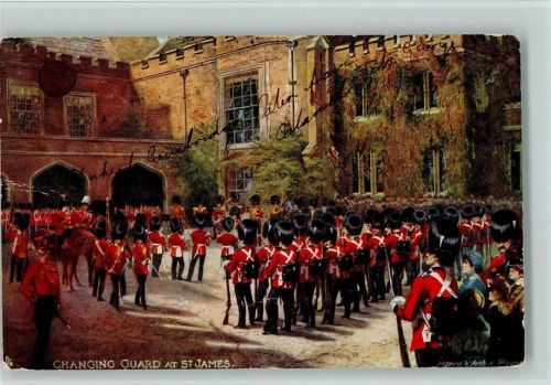 1904 Tucks Oilette Serie the Military in London - Changing Guard at St. James