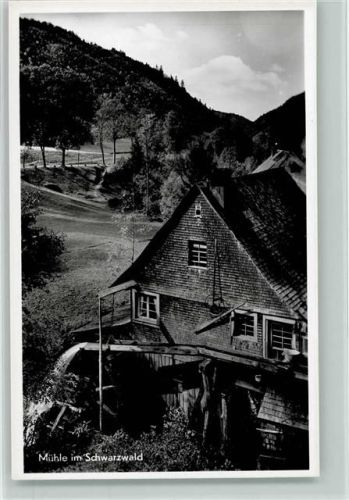 Wassermühle Foto ca 1956 AK