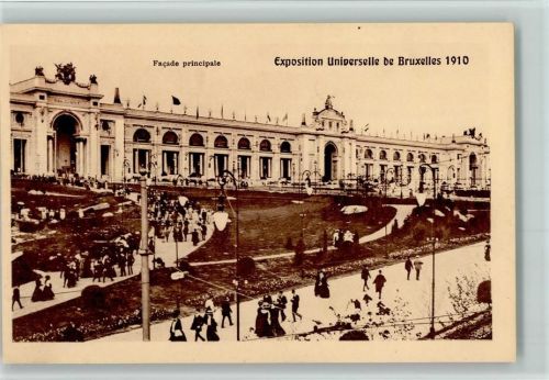 Exposition 1910 - Facade principale AK