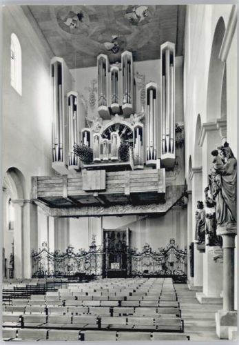 Würzburg - neuerbaute Domorgel 1968 Foto AK