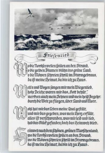 Friesenlied Foto AK