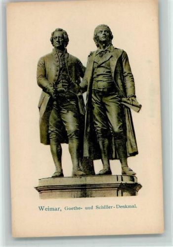 Weimar Goethe und Schiller Denkmal 1907 AK