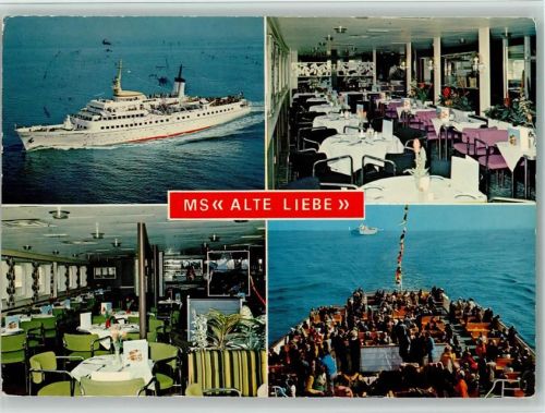 MS Alte Liebe mit Innenansichten 1979 AK