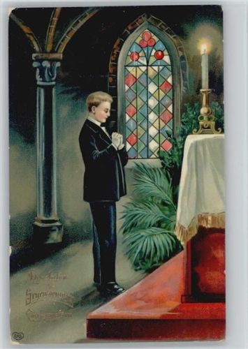 Segenswunsch - Gebet in der Kirche