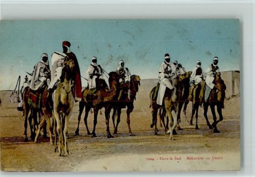 Dans le Sud - Meharistes au Desert - Kamelreiter - Volkstypen 1931 AK