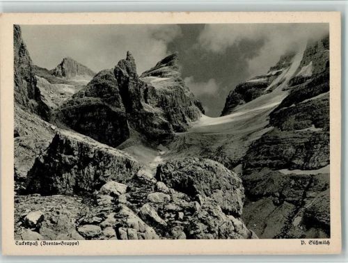 Brenta Blick von der Tudetthütte Brenta Gruppe