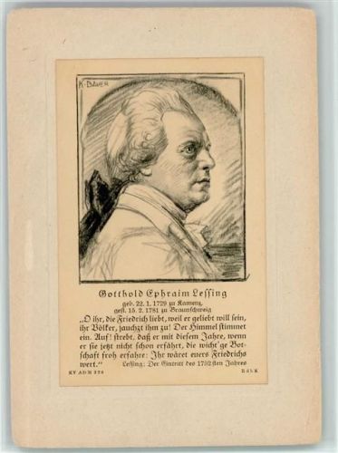 Gotthold Ephraim Lessing Lessing