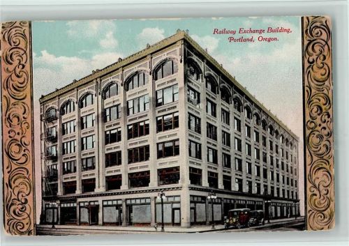 Railway Exchange Building, Portland, Oregon ca 1910 AK