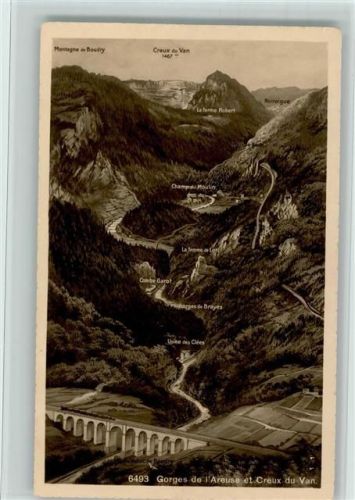 Neuchâtel Gorges de l'Areuse et Creux du Van