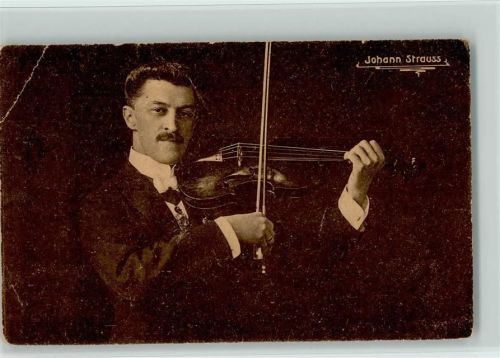 1915 Geigenspieler Johann Strauss