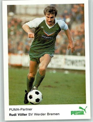 Rudi Völler SV Werder Bremen - puma Sammelbild
