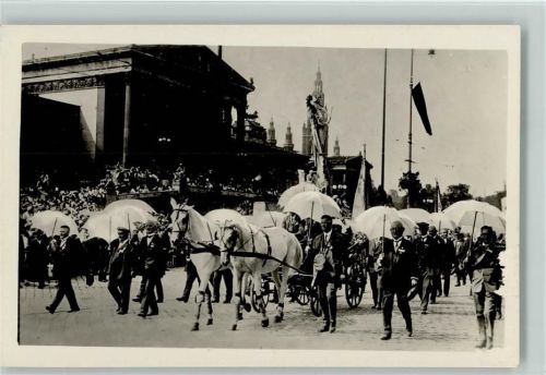 Wien 1928 - X. Dt. Sängerbundesfest - Festzug "Oderberg" Foto AK
