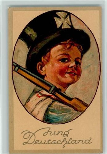 Wenau Nr. 551 AK Jung Deutschland Kinder in Uniform 1917