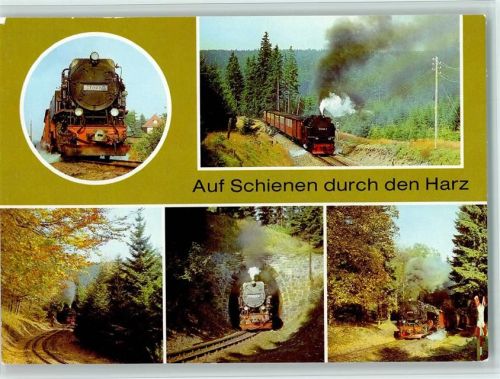 Harzquerbahn , versch. Abbildungen 1984 AK