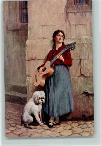 Sign T Kroj - Mignon mit Gitarre und Hund