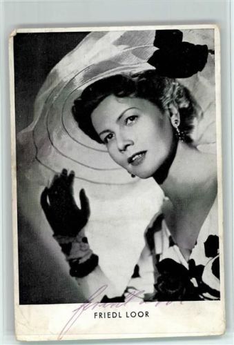 Friedl Loor Original Autogramm
