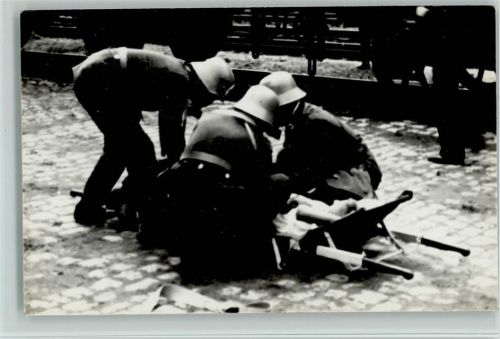 Übung - Verletzten bergen Foto AK Feuerwehr
