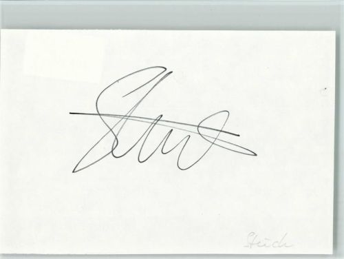 Original Autogramm - ohne Bild - H.Stuck
