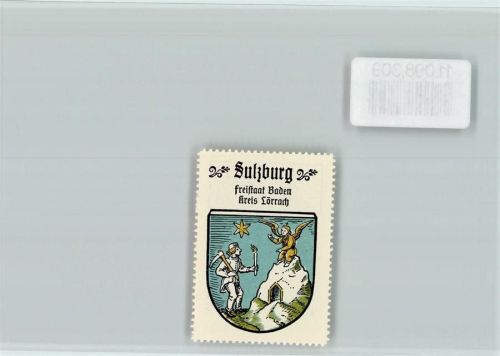 Sulzburg Vignette Wappen Kaffee Hag ca 1920-1940