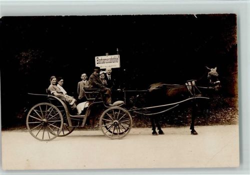Landauer Kutsche 1925 Foto AK