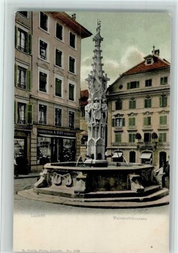 Luzern Weinmarktbrunnen