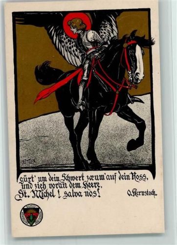 Karte Nr. 87 - St. Michel auf dem Pferde AK