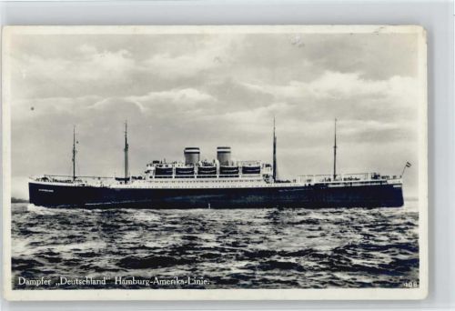 Hadag - Dampfer Deutschland Foto 1934 AK