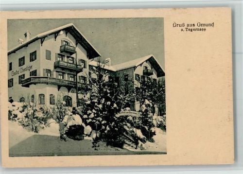 Gmund Gasthof zum Oberstöger Winter