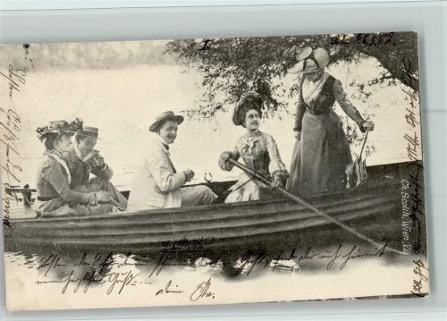 Wien 8. Bezirk, Josefstadt Ruderpartie Ruderboot