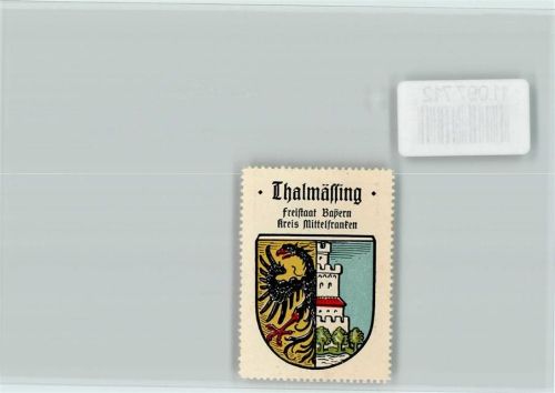 Thalmässing Vignette Wappen Kaffee Hag ca 1920-1940