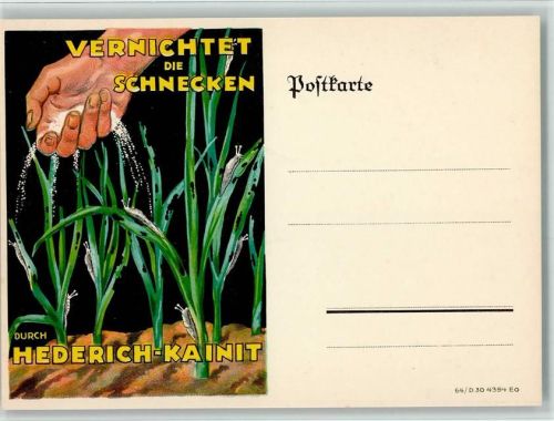 Hederich-Kainit - Vernichtet die Schnecken