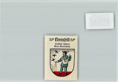 Ebensfeld Vignette Wappen Kaffee Hag ca 1920-1940