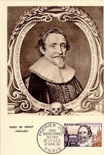 Hugo de Groot Philosoph und Sonderstempel