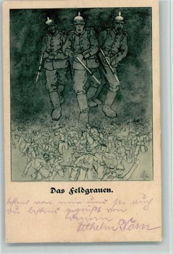 Kladderadatsch Nr. 4 AK Das Feldgrauen
