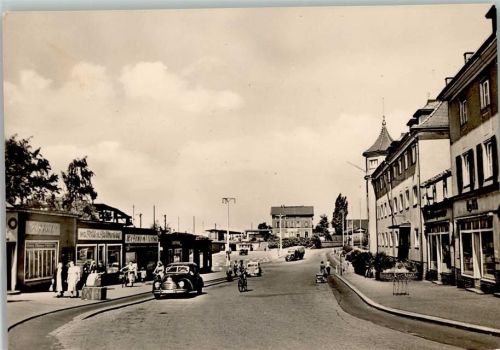 01809 O8312 Heidenau , Sachs - Bahnhofstraße Autos HO-Markt